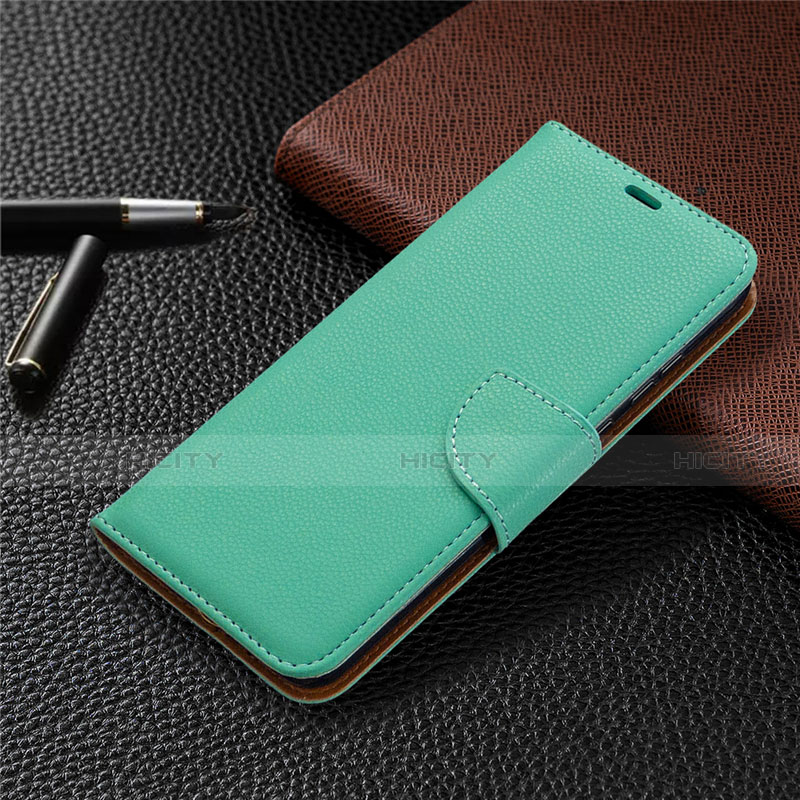 Custodia Portafoglio In Pelle Cover con Supporto L02 per Huawei Honor 9A Verde