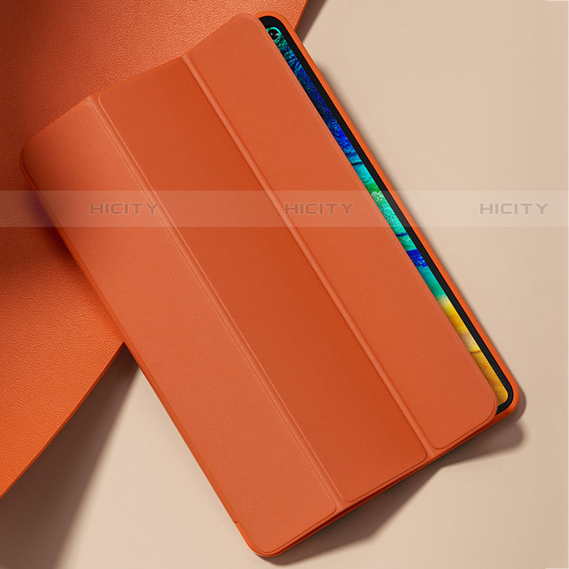 Custodia Portafoglio In Pelle Cover con Supporto L02 per Huawei MatePad Pro 5G 10.8 Arancione