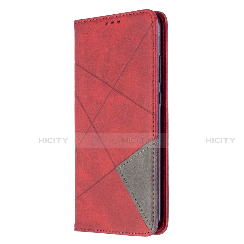 Custodia Portafoglio In Pelle Cover con Supporto L02 per Huawei P40 Lite E Rosso