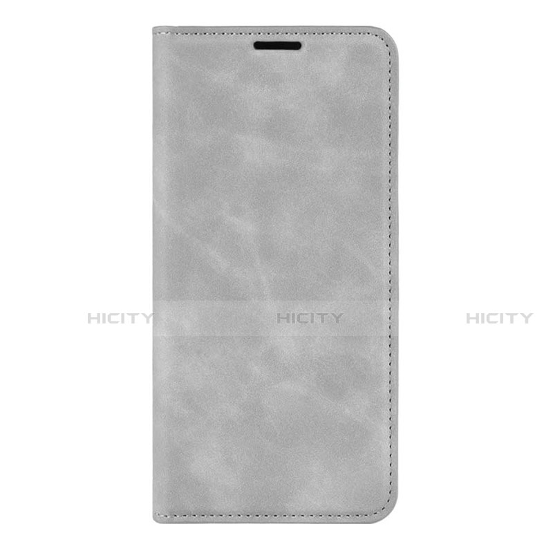 Custodia Portafoglio In Pelle Cover con Supporto L02 per Huawei P40 Pro+ Plus Grigio