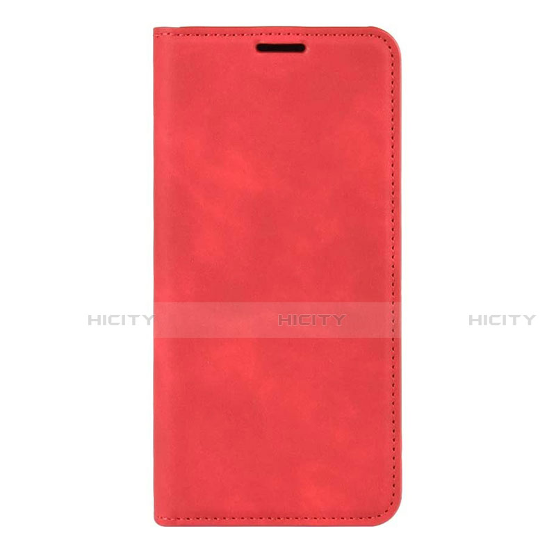 Custodia Portafoglio In Pelle Cover con Supporto L02 per Huawei P40 Pro Rosso