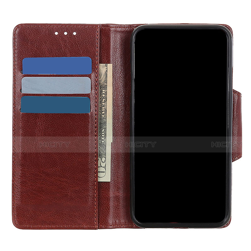 Custodia Portafoglio In Pelle Cover con Supporto L02 per Huawei Y6p