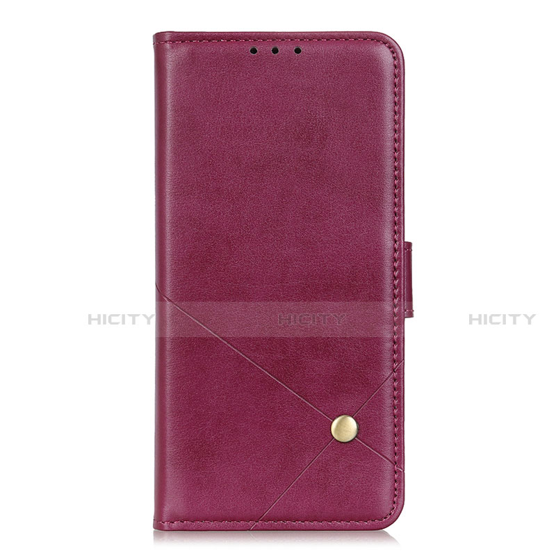 Custodia Portafoglio In Pelle Cover con Supporto L02 per Motorola Moto G9 Plus Rosso Rosa