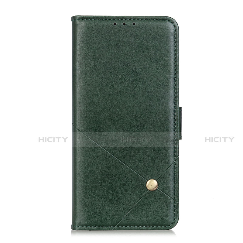 Custodia Portafoglio In Pelle Cover con Supporto L02 per Motorola Moto G9 Plus Verde