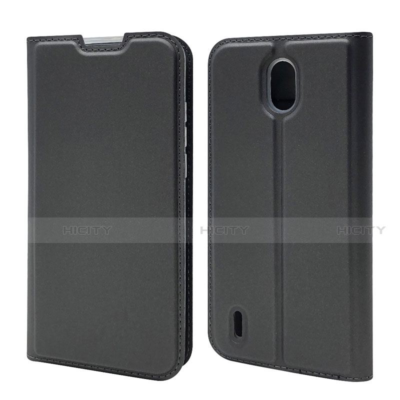 Custodia Portafoglio In Pelle Cover con Supporto L02 per Nokia 1.3 Nero