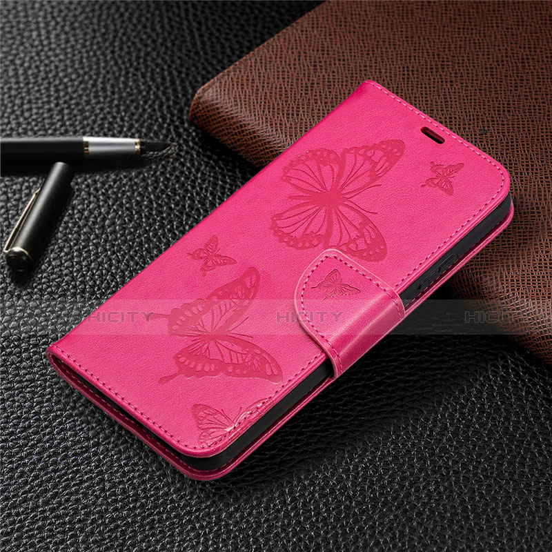 Custodia Portafoglio In Pelle Cover con Supporto L02 per Nokia 3.4 Rosa Caldo