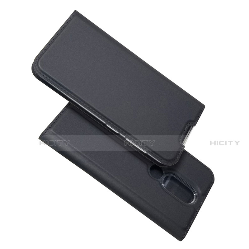 Custodia Portafoglio In Pelle Cover con Supporto L02 per Nokia 4.2 Nero