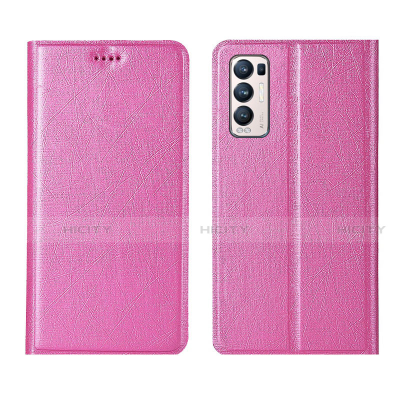 Custodia Portafoglio In Pelle Cover con Supporto L02 per Oppo Find X3 Neo 5G