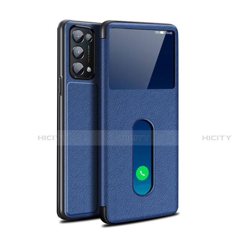 Custodia Portafoglio In Pelle Cover con Supporto L02 per Oppo Reno5 Pro 5G