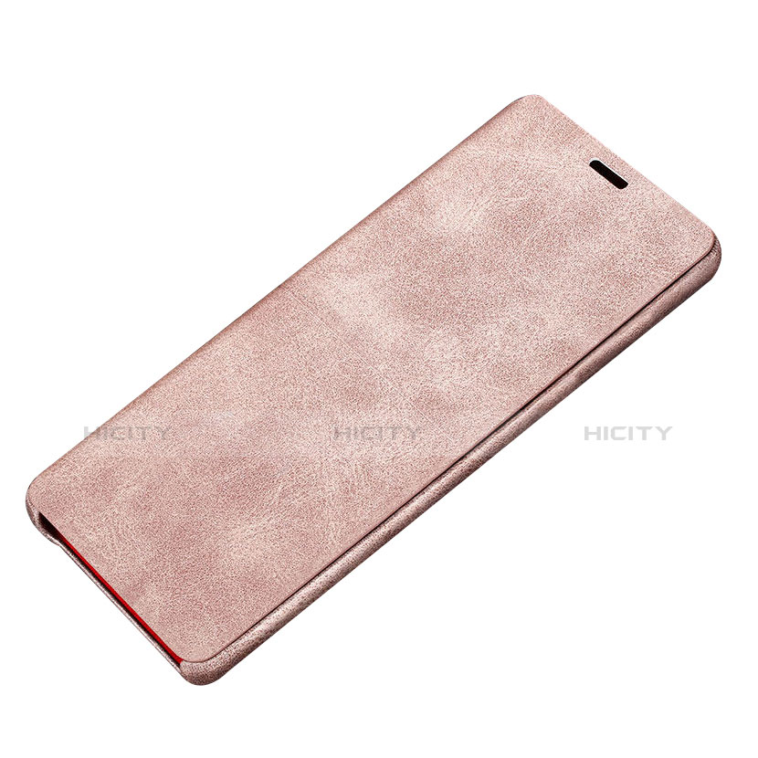 Custodia Portafoglio In Pelle Cover con Supporto L02 per Samsung Galaxy Note 8 Duos N950F Rosa