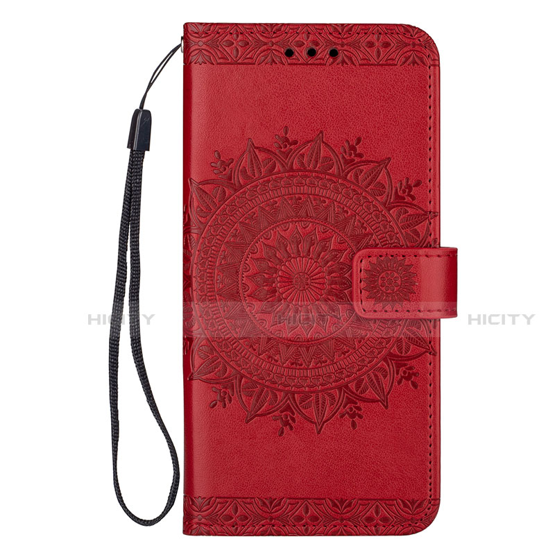 Custodia Portafoglio In Pelle Cover con Supporto L02 per Samsung Galaxy S20 5G Rosso