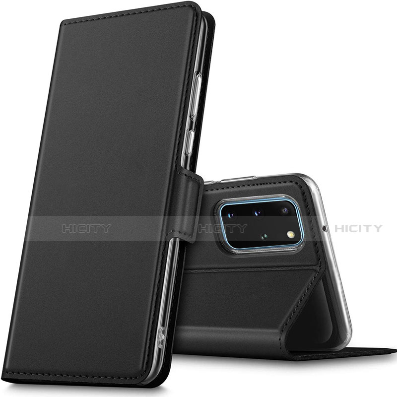 Custodia Portafoglio In Pelle Cover con Supporto L02 per Samsung Galaxy S20 Plus 5G Nero