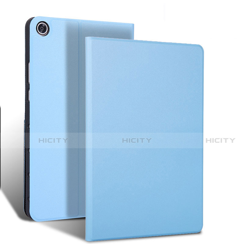 Custodia Portafoglio In Pelle Cover con Supporto L02 per Samsung Galaxy Tab S5e Wi-Fi 10.5 SM-T720 Blu