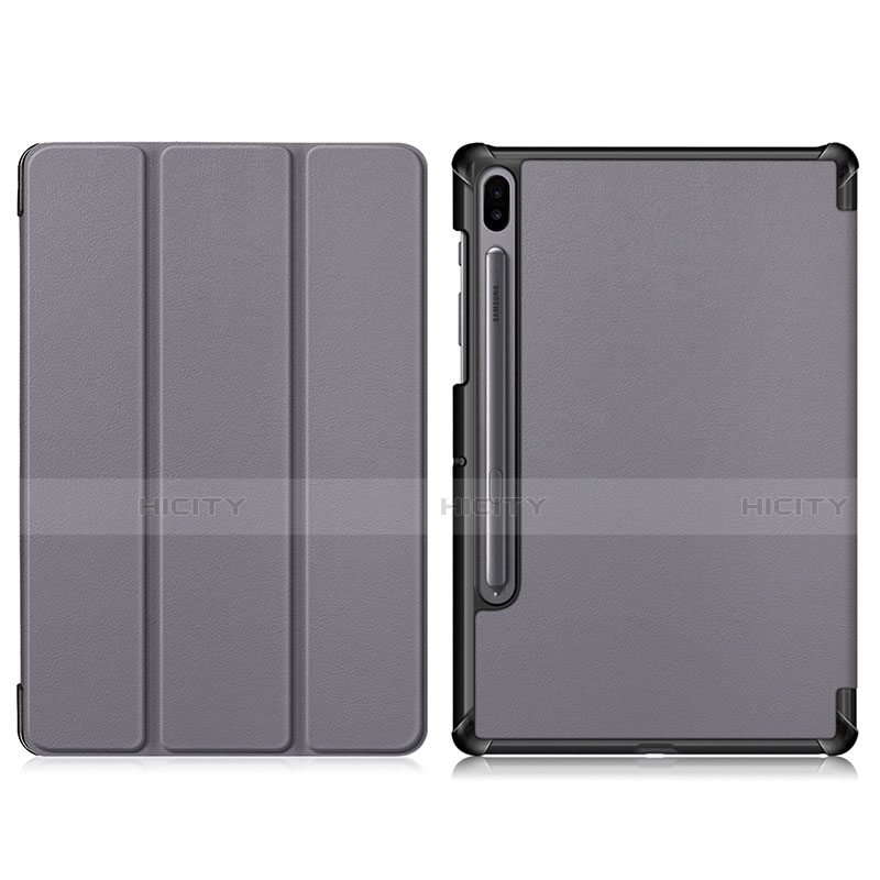 Custodia Portafoglio In Pelle Cover con Supporto L02 per Samsung Galaxy Tab S6 10.5 SM-T860
