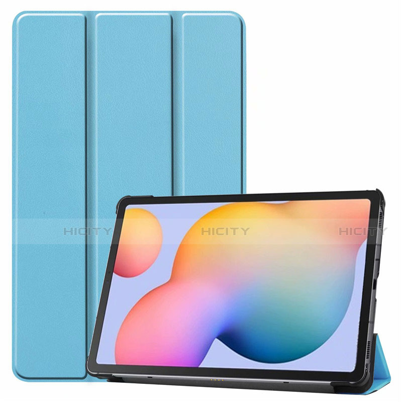 Custodia Portafoglio In Pelle Cover con Supporto L02 per Samsung Galaxy Tab S6 Lite 10.4 SM-P610