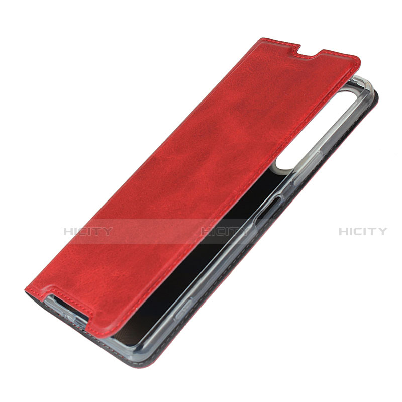 Custodia Portafoglio In Pelle Cover con Supporto L02 per Sony Xperia 1 II