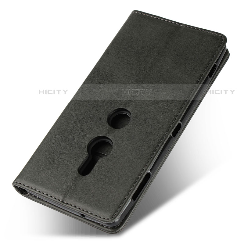 Custodia Portafoglio In Pelle Cover con Supporto L02 per Sony Xperia XZ2