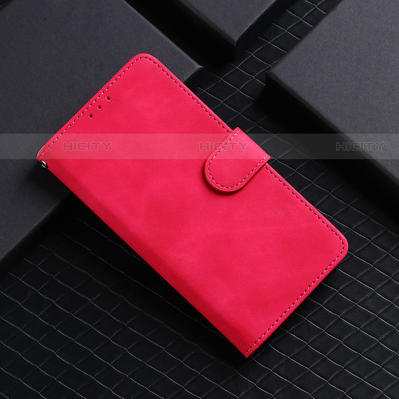 Custodia Portafoglio In Pelle Cover con Supporto L02 per Xiaomi Mi 12 Ultra 5G Rosa Caldo
