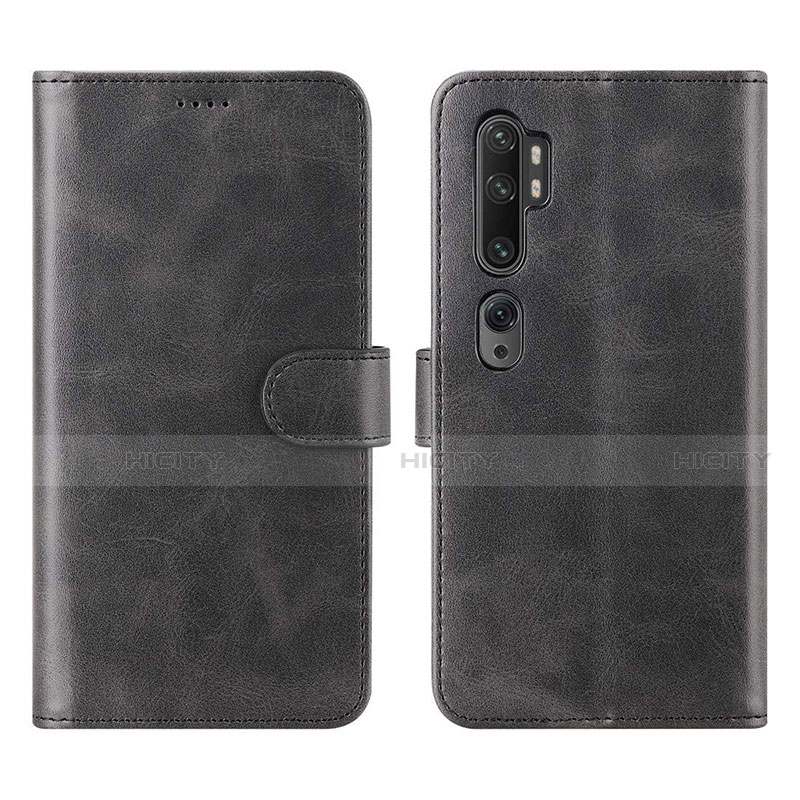 Custodia Portafoglio In Pelle Cover con Supporto L02 per Xiaomi Mi Note 10 Pro Nero