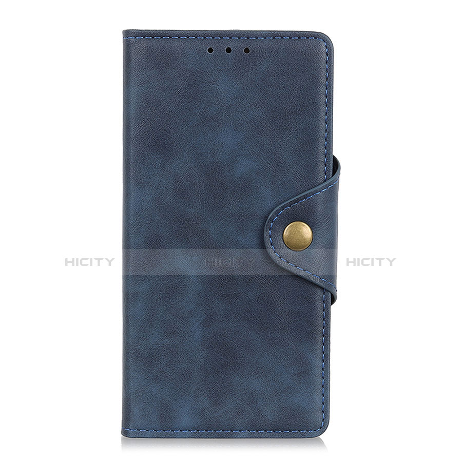 Custodia Portafoglio In Pelle Cover con Supporto L02 per Xiaomi Poco M2 Pro Blu