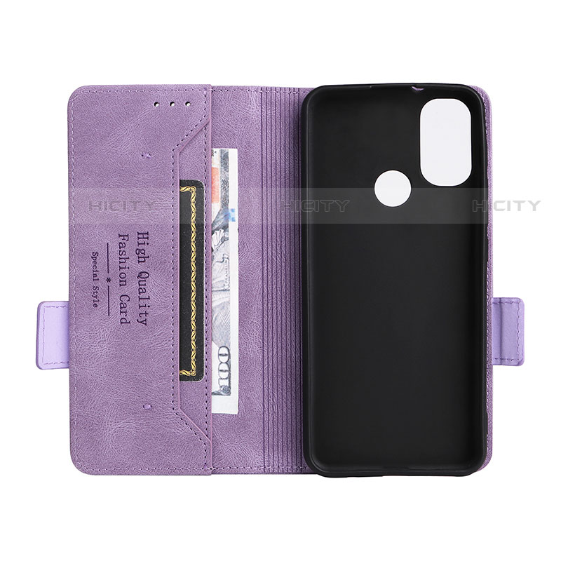 Custodia Portafoglio In Pelle Cover con Supporto L02Z per Motorola Moto E30