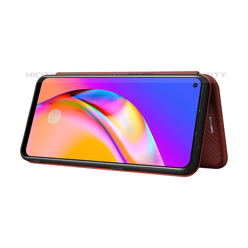 Custodia Portafoglio In Pelle Cover con Supporto L02Z per Oppo A94 4G