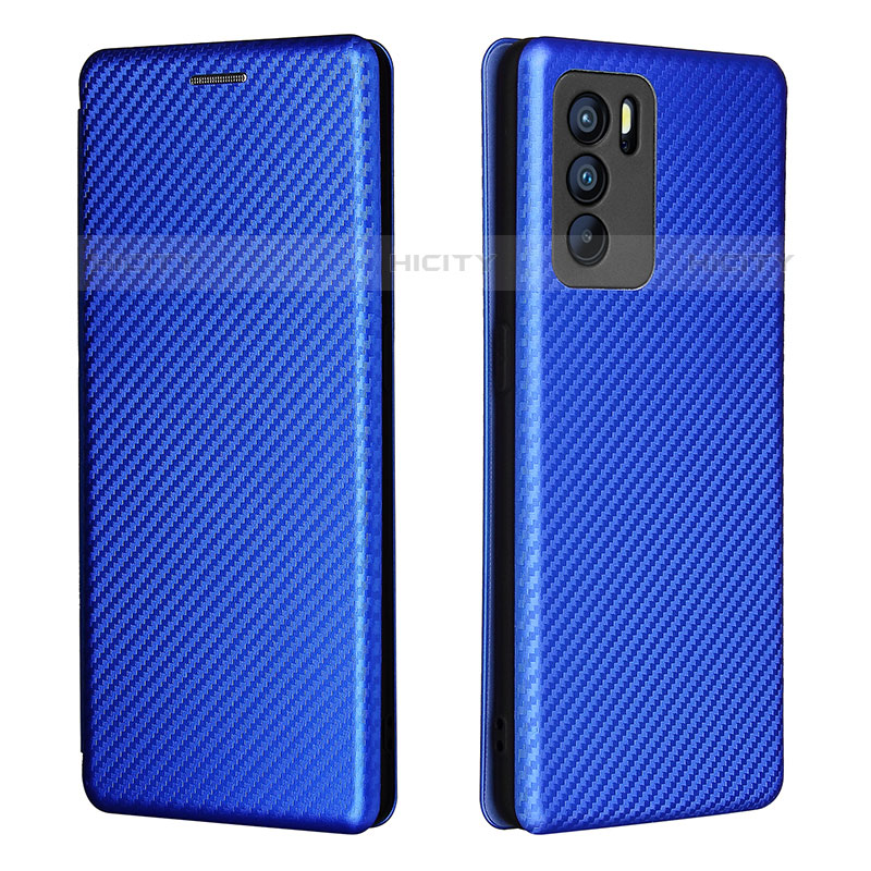 Custodia Portafoglio In Pelle Cover con Supporto L02Z per Oppo Reno6 Pro 5G India