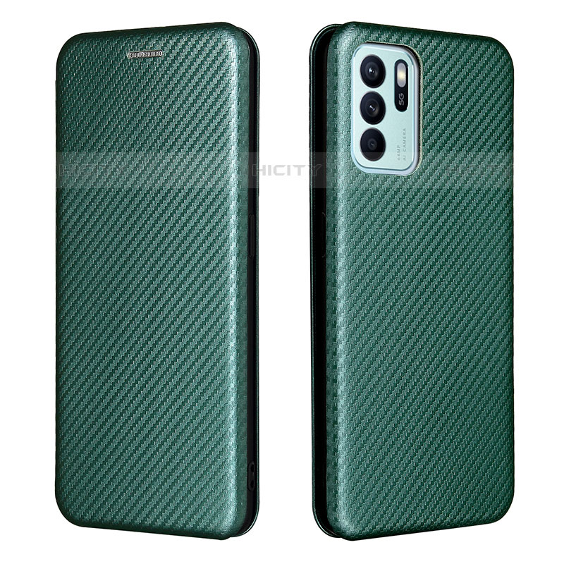 Custodia Portafoglio In Pelle Cover con Supporto L02Z per Oppo Reno6 Z 5G