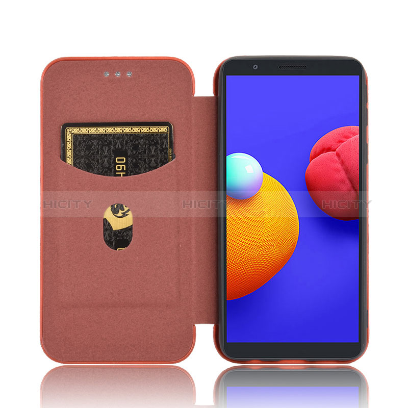 Custodia Portafoglio In Pelle Cover con Supporto L02Z per Samsung Galaxy A01 Core