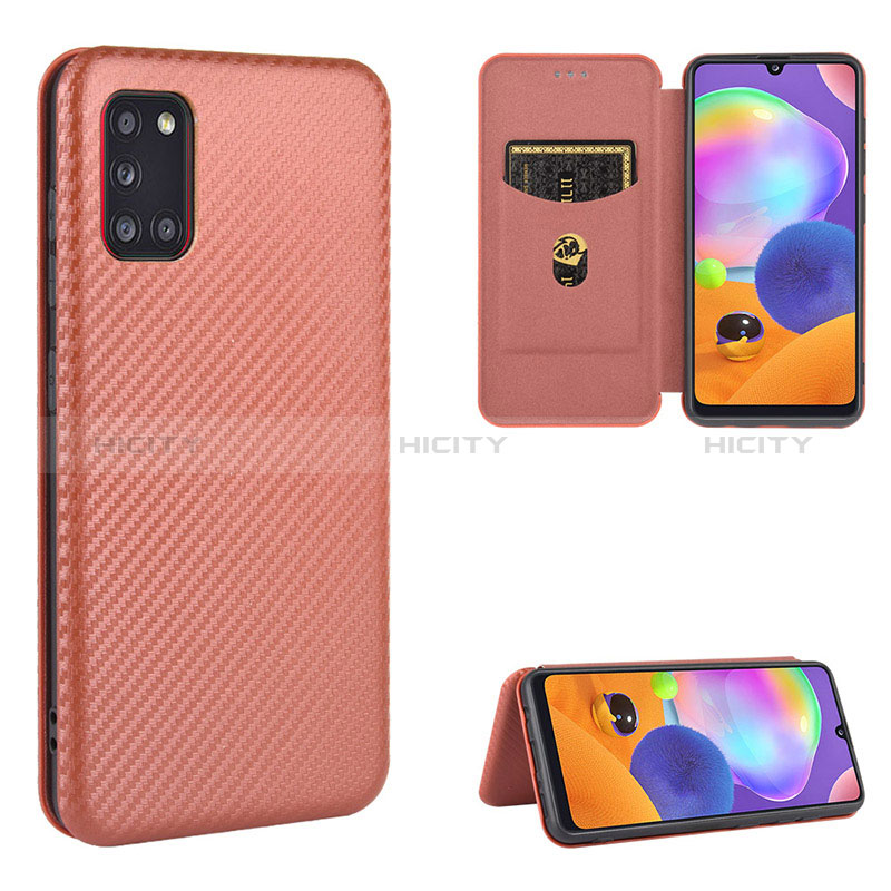 Custodia Portafoglio In Pelle Cover con Supporto L02Z per Samsung Galaxy A31