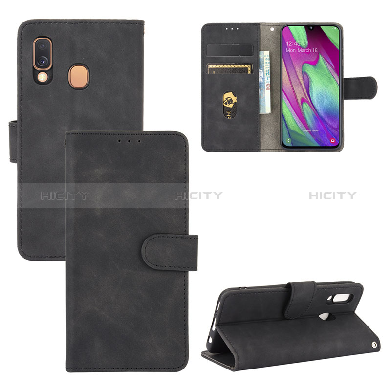 Custodia Portafoglio In Pelle Cover con Supporto L02Z per Samsung Galaxy A40