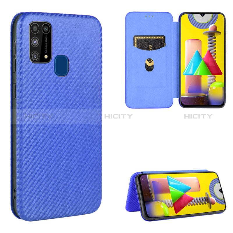 Custodia Portafoglio In Pelle Cover con Supporto L02Z per Samsung Galaxy M21s