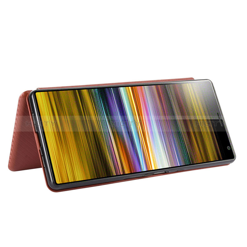 Custodia Portafoglio In Pelle Cover con Supporto L02Z per Sony Xperia Ace III