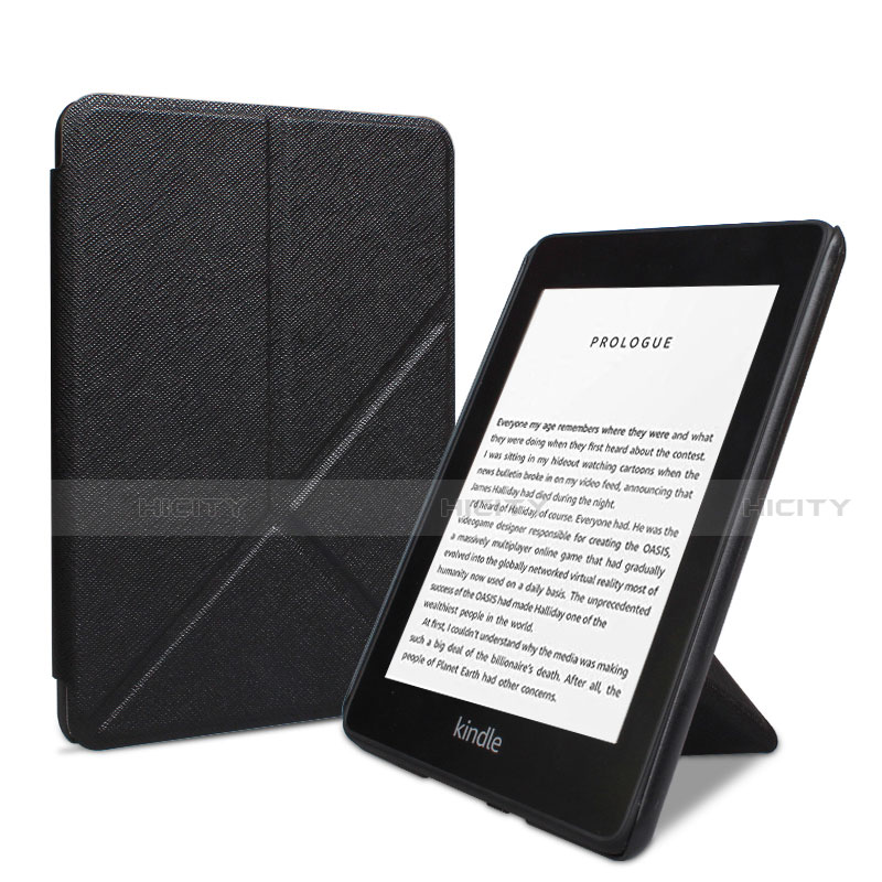 Custodia Portafoglio In Pelle Cover con Supporto L03 per Amazon Kindle 6 inch