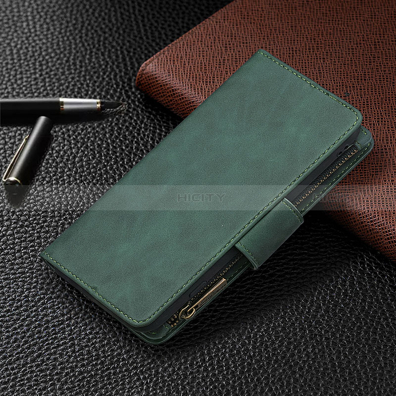 Custodia Portafoglio In Pelle Cover con Supporto L03 per Apple iPhone 14 Pro Max Verde