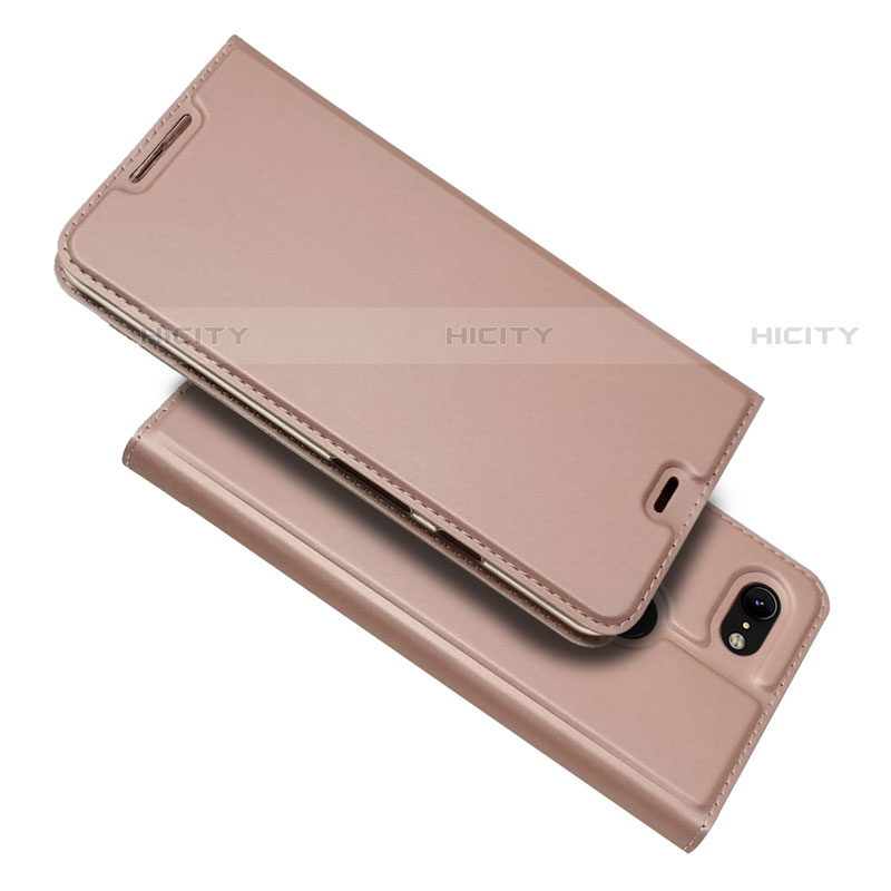 Custodia Portafoglio In Pelle Cover con Supporto L03 per Google Pixel 3 XL Oro Rosa