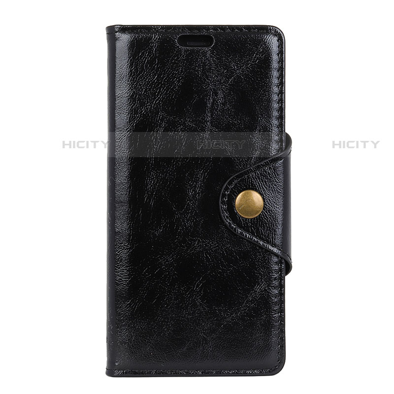 Custodia Portafoglio In Pelle Cover con Supporto L03 per HTC U12 Life Nero