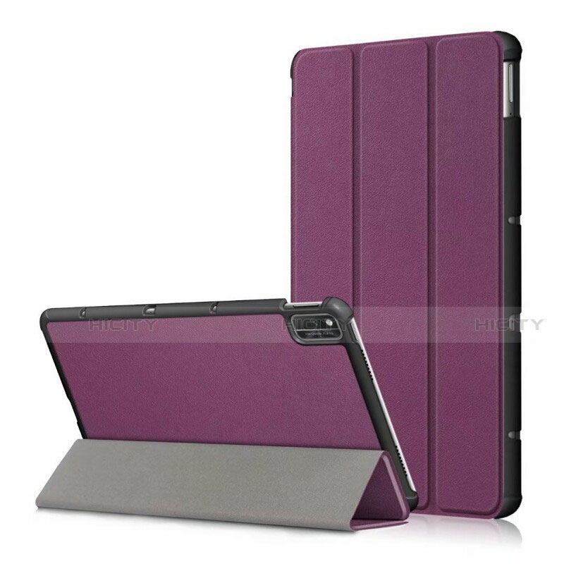 Custodia Portafoglio In Pelle Cover con Supporto L03 per Huawei Honor Pad V6 10.4 Viola