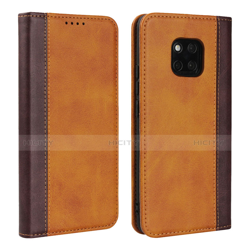 Custodia Portafoglio In Pelle Cover con Supporto L03 per Huawei Mate 20 Pro Arancione
