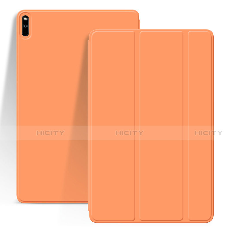 Custodia Portafoglio In Pelle Cover con Supporto L03 per Huawei MatePad Pro Arancione