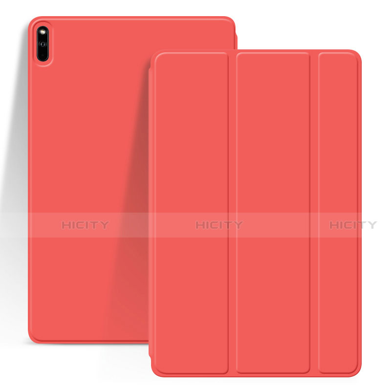 Custodia Portafoglio In Pelle Cover con Supporto L03 per Huawei MatePad Pro Rosso