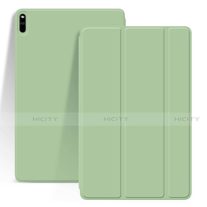 Custodia Portafoglio In Pelle Cover con Supporto L03 per Huawei MatePad Pro Verde Pastello