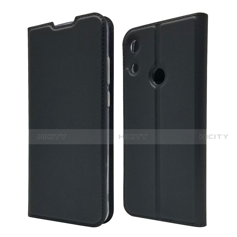 Custodia Portafoglio In Pelle Cover con Supporto L03 per Huawei Y6 (2019) Nero