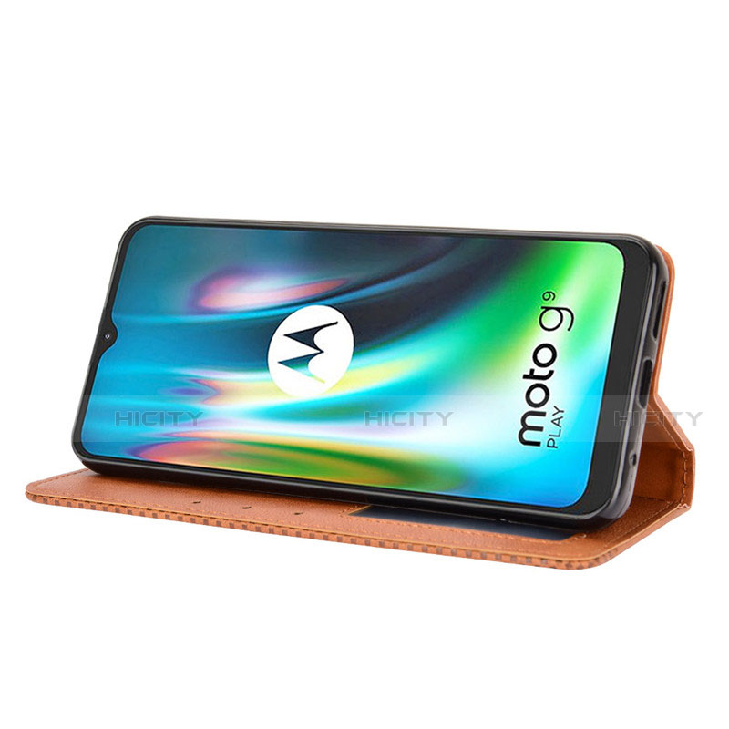 Custodia Portafoglio In Pelle Cover con Supporto L03 per Motorola Moto G9