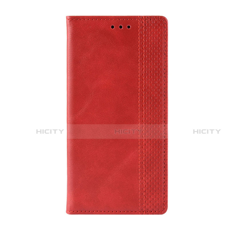 Custodia Portafoglio In Pelle Cover con Supporto L03 per Motorola Moto G9 Play Rosso