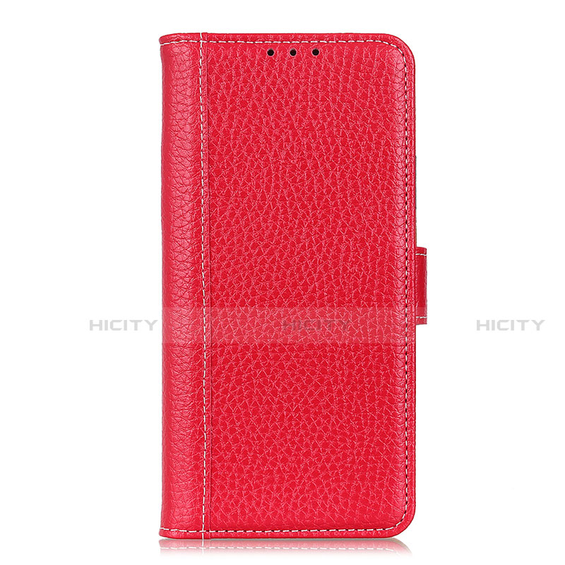 Custodia Portafoglio In Pelle Cover con Supporto L03 per Nokia C1 Rosso