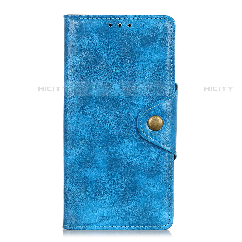Custodia Portafoglio In Pelle Cover con Supporto L03 per OnePlus 7T Pro Blu