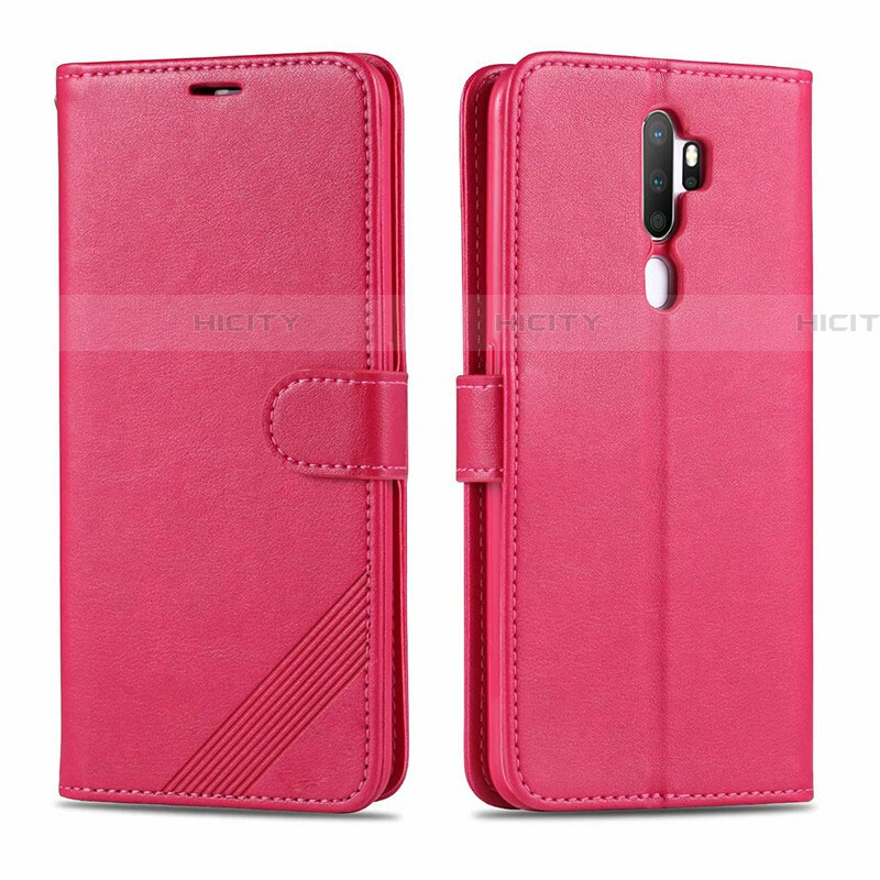 Custodia Portafoglio In Pelle Cover con Supporto L03 per Oppo A5 (2020)