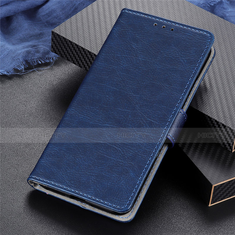 Custodia Portafoglio In Pelle Cover con Supporto L03 per Realme 5 Pro Blu