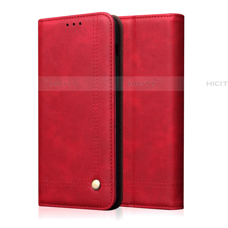 Custodia Portafoglio In Pelle Cover con Supporto L03 per Realme X50 5G Rosso